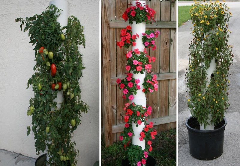 How To Make Your Own Vertical PVC Planter | Year Zero ...