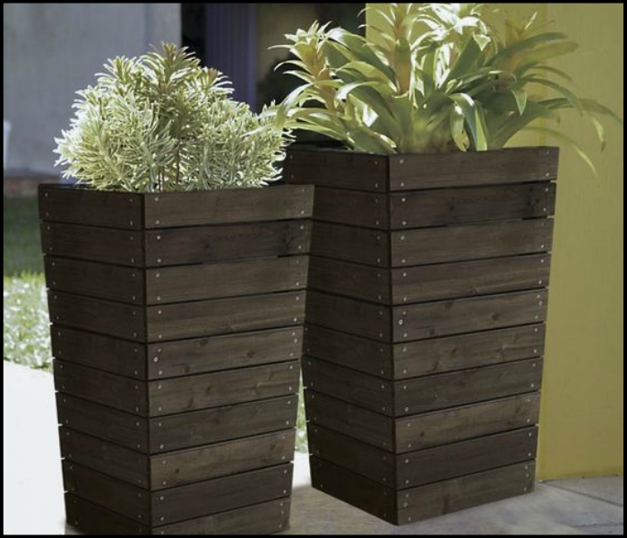DIY Tall Planters for $20 | The garden!