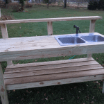 DIY Veggie Washing Station – The garden!