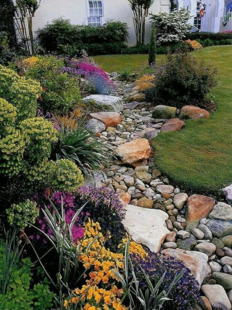 inspiring dry creek bed garden ideas | the garden!