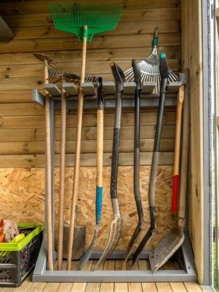how to build a storage shed for garden tools hgtv