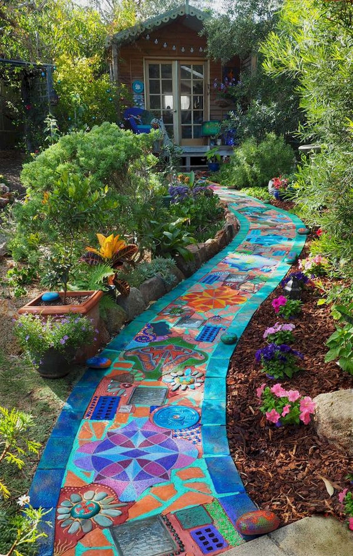 Mosaic Garden Path Ideas - The garden!