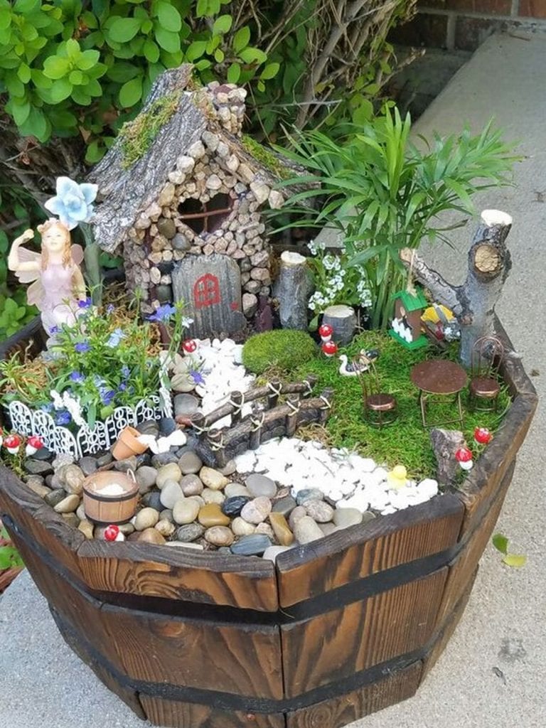 Fun Fairy Garden: Creative 8-Step Gardening Project - The garden!