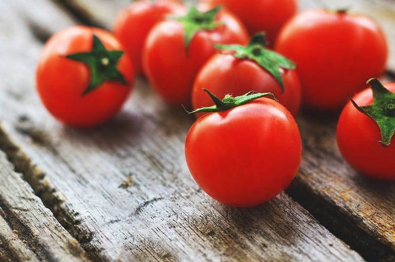 You can grow baby tomatoes  in a windowsill or window box 