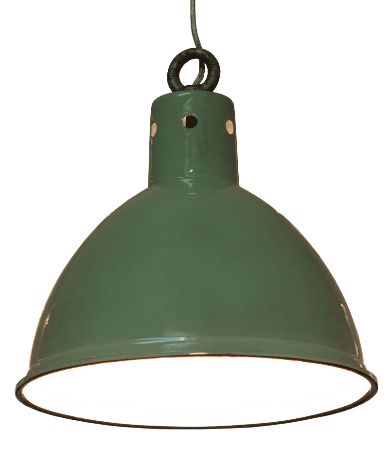 Most garden light fittings are black, but the ones that usually blend into gardens best come in shades of olive green. (