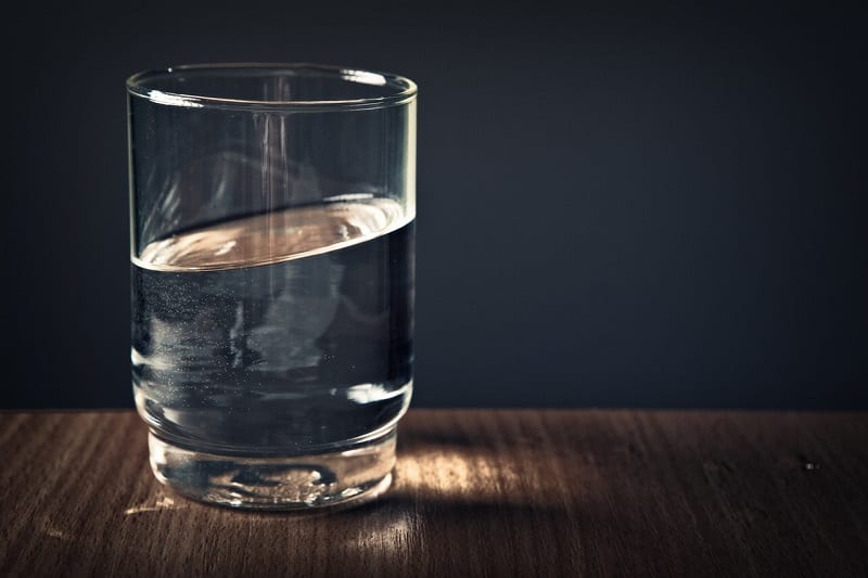 You can water your garden with excess water from your family’s drinking glasses.