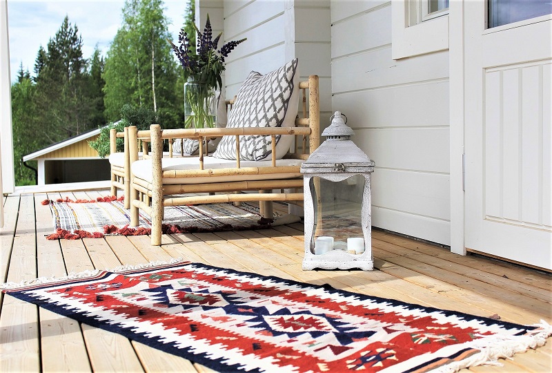 Outdoor rugs have come a long way in recent years.