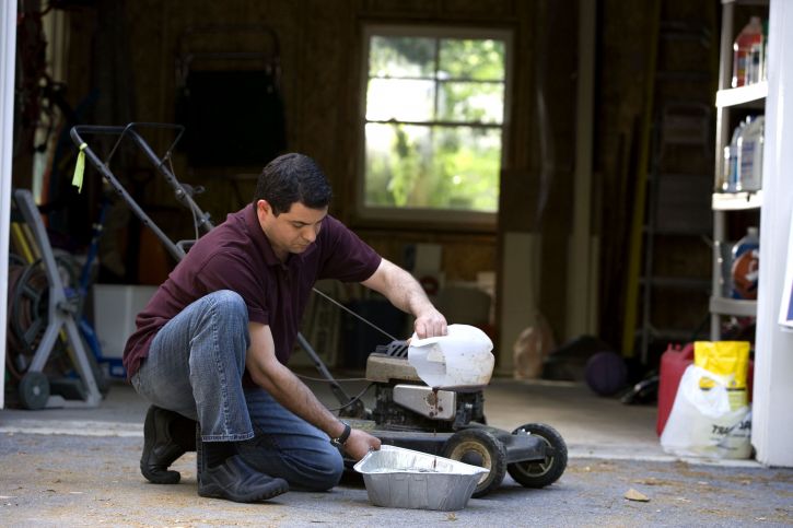 Checking your oil is an important part of maintaining your mower’s motor. Oil keeps your mower’s motor running smoothly. If your mower hasn’t had an oil change for over a year, drain it and refill with new oil.