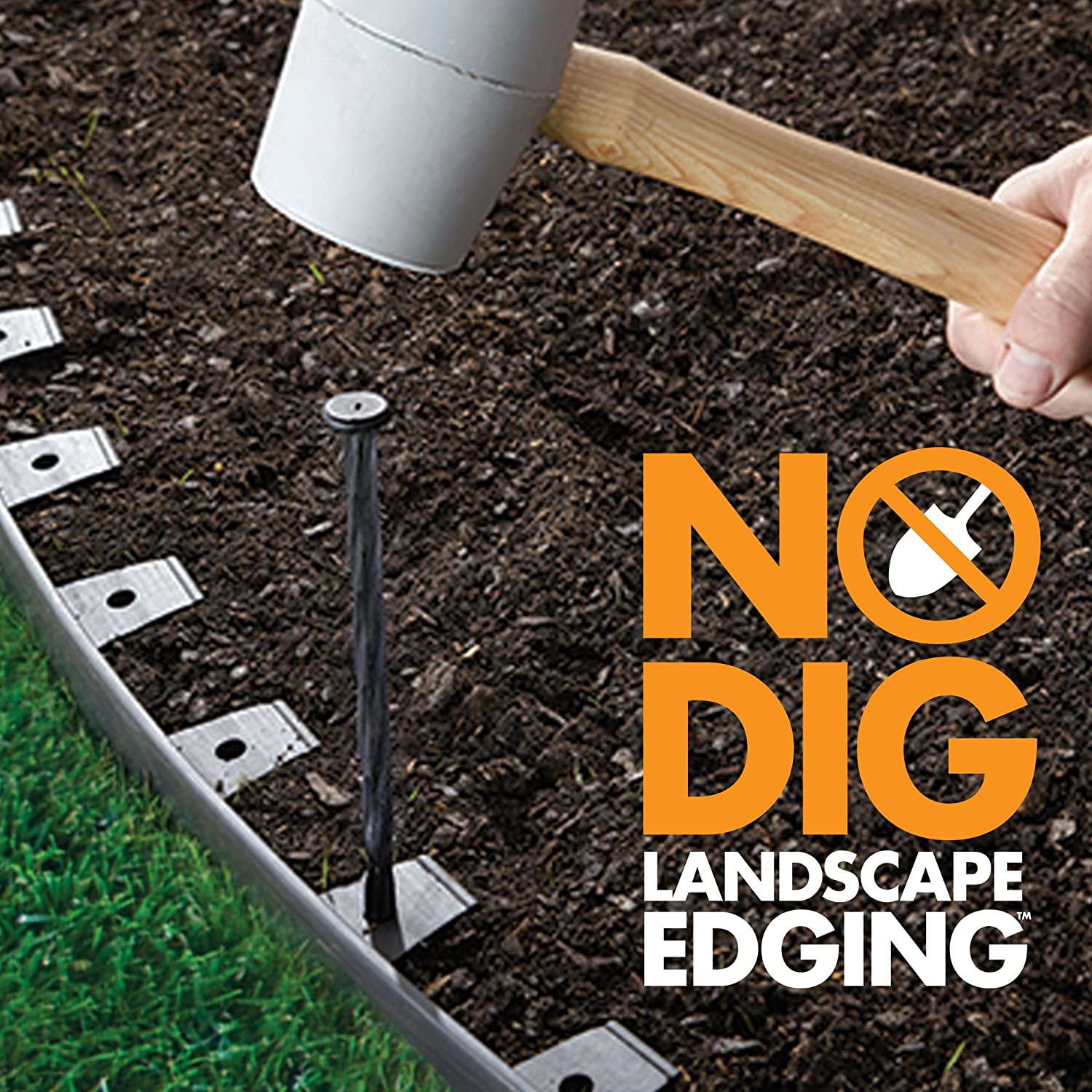 Heavy Duty No-Dig Edging Kit