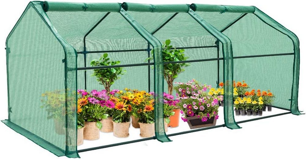 Greenhouses come in all different shapes and sizes, from small ones that can fit on your porch to large ones that take up your whole yard.
