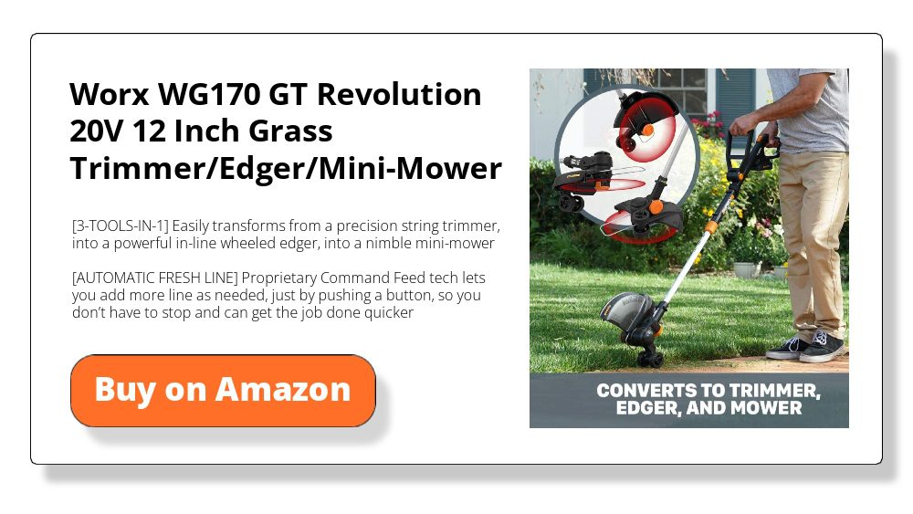Worx WG170 GT Revolution 20V 12 Inch Grass Trimmer/Edger/Mini-Mower