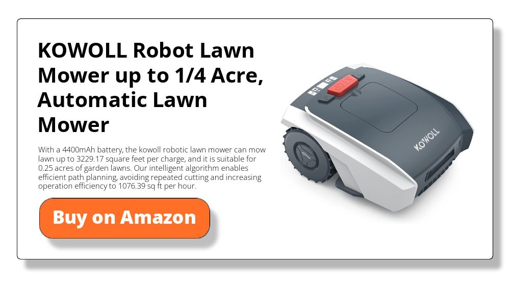 KOWOLL 4.4AH Battery Powered Robotic Lawn Mower