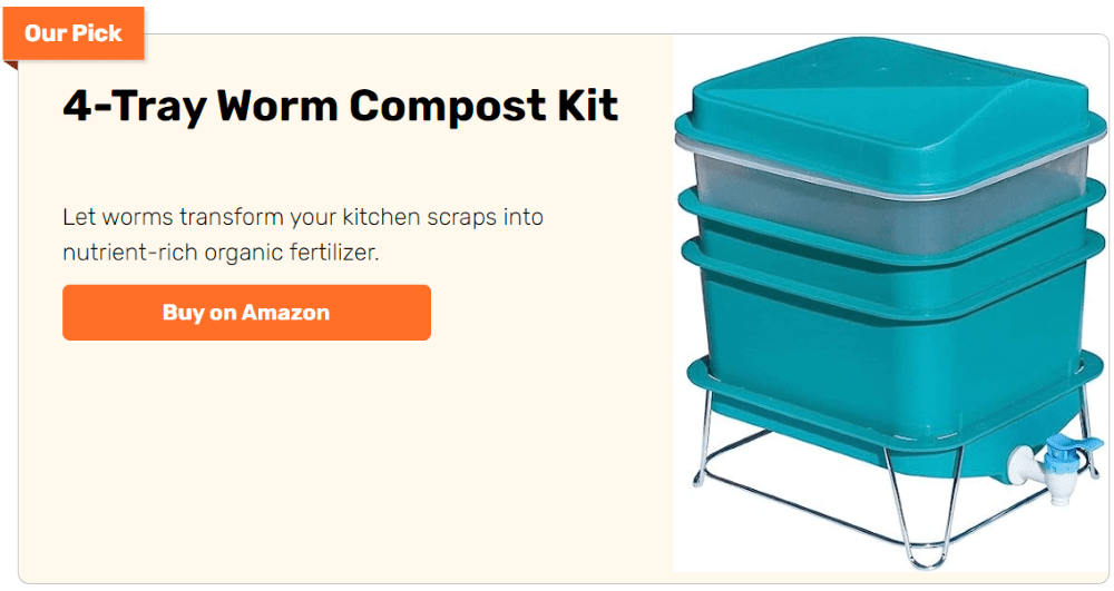 DIY Worm Composting Bin - The garden!