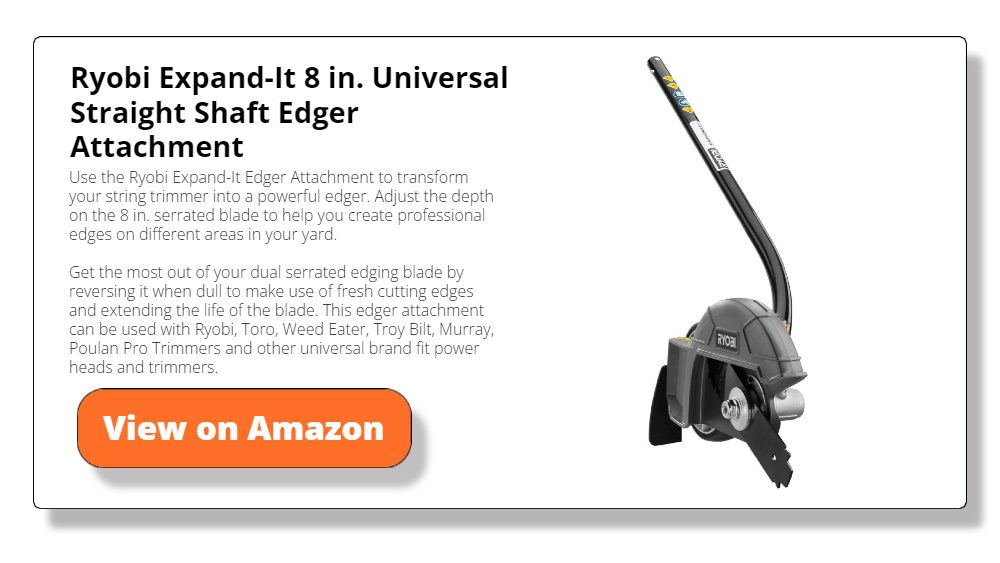 Ryobi Expand-It 8 in. Universal Straight Shaft Edger Attachment