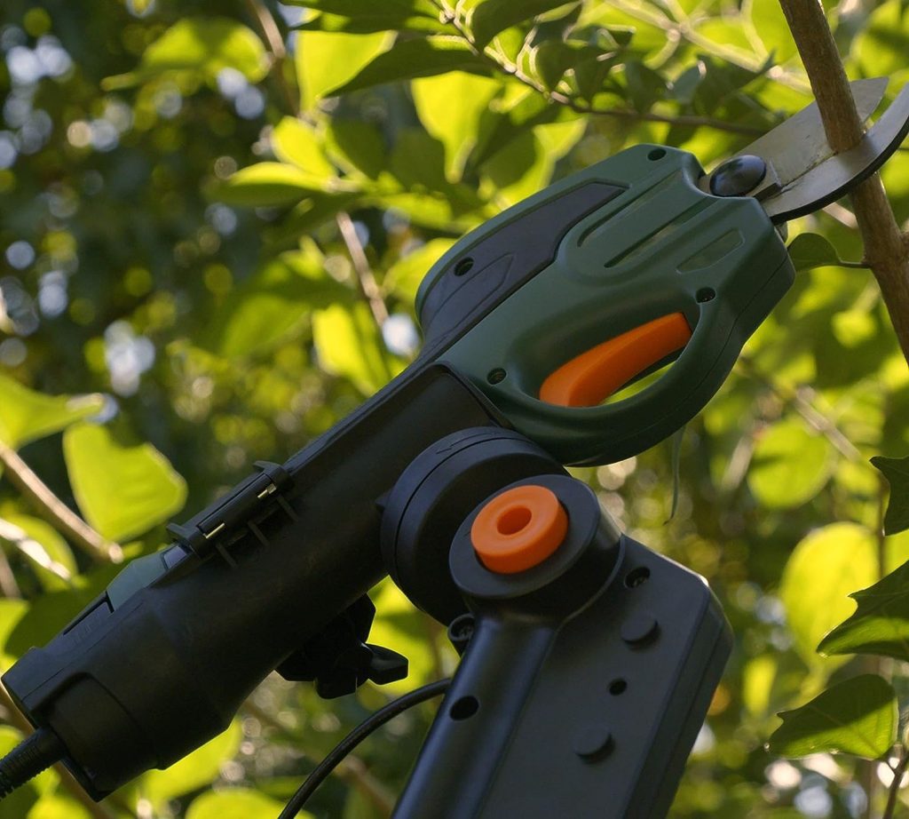 Electric pruning shears eliminate the need for repetitive manual cutting motions, reducing strain on your hands, wrists, and arms.