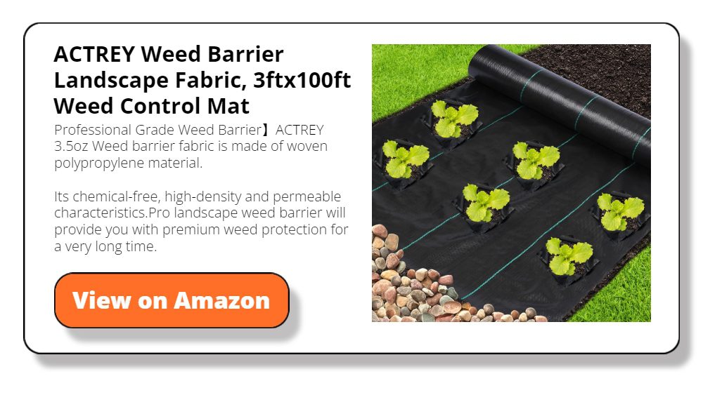 ACTREY Weed Barrier Landscape Fabric