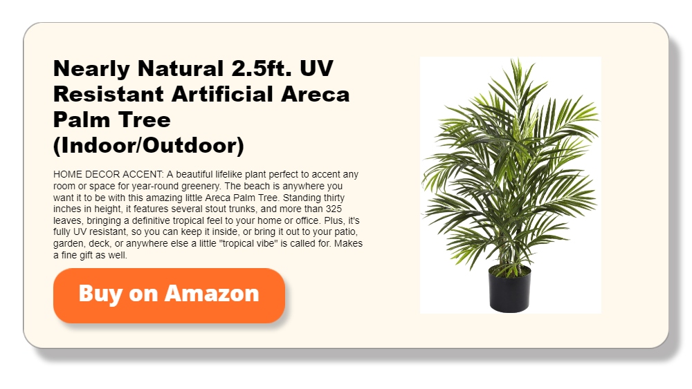 Nearly Natural 2.5ft. UV Resistant Artificial Areca Palm Tree (Indoor_Outdoor)