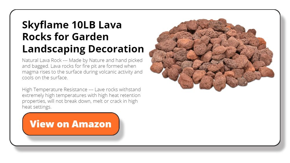 Skyflame 10LB Lava Rocks for Garden Landscaping Decoration