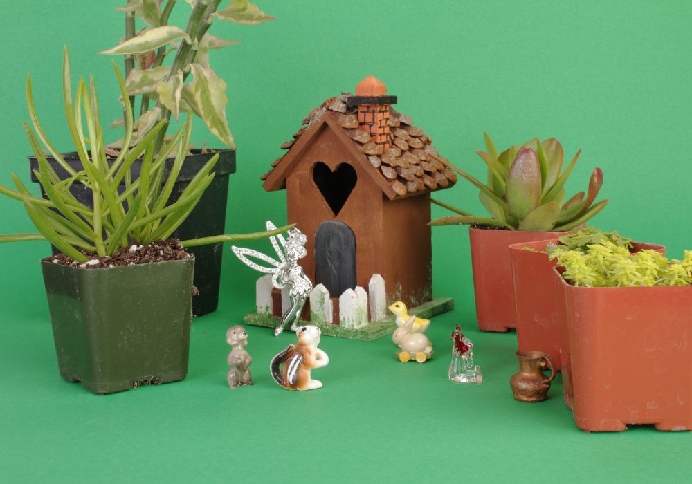 An image of a fairy garden. 's decoration