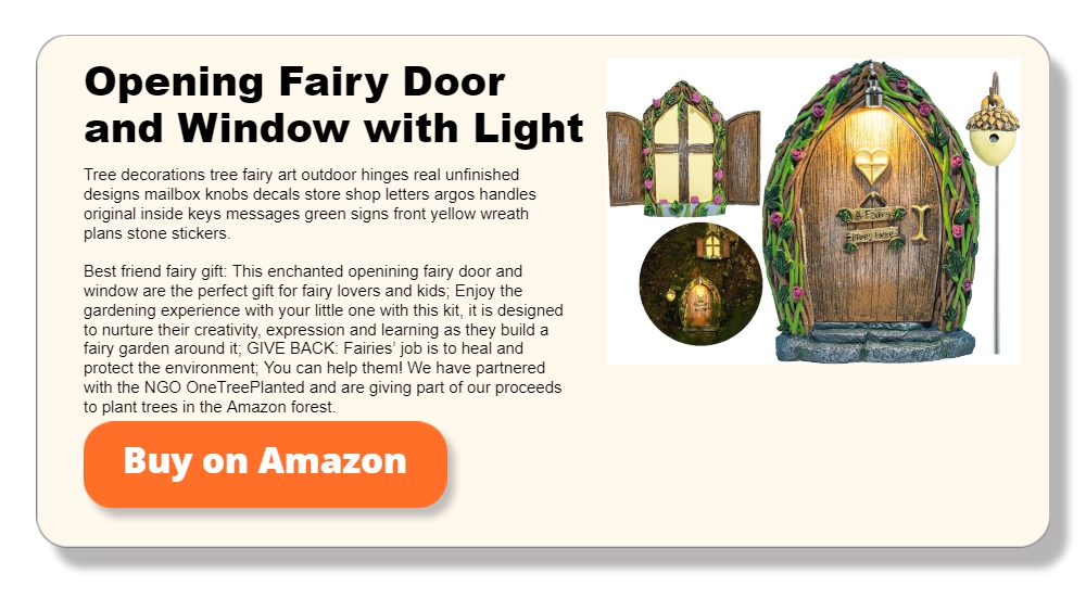 Opening Fairy Door and Window with Light