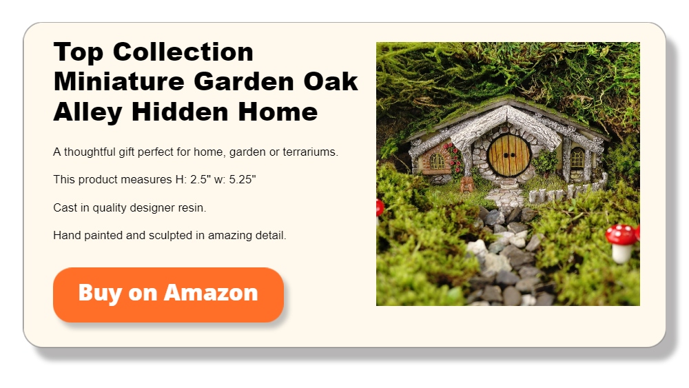 Top Collection Miniature Garden Oak Alley Hidden Home