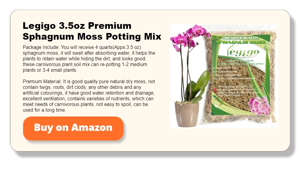 Legigo 3.5oz Premium Sphagnum Moss Potting Mix