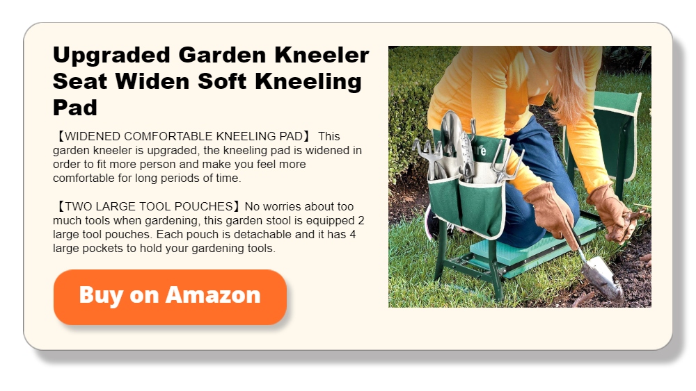 Upgraded Garden Kneeler Seat Widen Soft Kneeling Pad